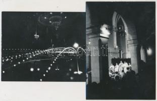 Kőbányai János: Hangulatképek Betlehemből és Jeruzsálemből, 6 db, hátoldalon feliratozva, 13x18 cm