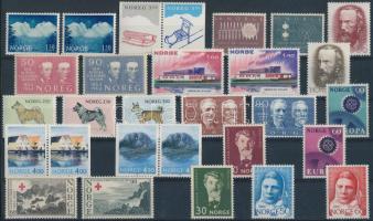 Norway 1964-1995 29 stamps, Norvégia 1964-1995 29 db bélyeg