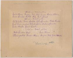 cca 1920-1930 "Férjhez megy a bíró lánya", kartonra kasírozott fotó, hátoldalon feliratozv...