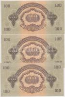 1944. 100P "A Vöröshadsereg Parancsnoksága" (3x) sorszámkövetők T:I,I-