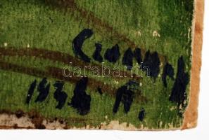 Olvashatatlan jelzéssel: Libák. Vegyes technika, papír, 18×23 cm