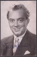 1956 Feleki Kamill (1908-1993) színész aláírása őt magát ábrázoló fotón