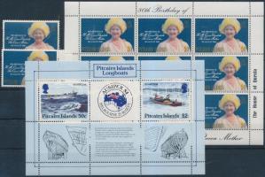 1980-1984 2 stamp, 1 mini sheet and 1 block, 1980-1984 2 db bélyeg, 1 kisív és 1 blokk