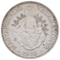 1935. 2P Ag "Madonna" T:2-
Hungary 1935. 2 Pengő Ag "Madonna" C:VF
Adamo P7, U...