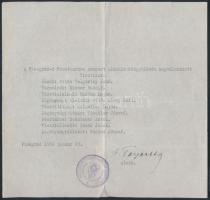 1938 A Visegrádi Frontharcos Szövetség tisztikara