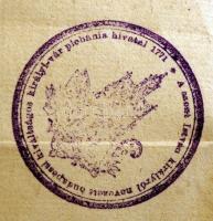 1841 Rudolf Vince (1796-1865) budavári prépost, bethlemita kommendátor, vaskaszentmártoni apát részé...