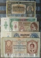 Hagyaték gyüjtemény albumban korona, pengő, V.H., infláció 328db + 7db D. Reich benne jobbakkal  T:I...