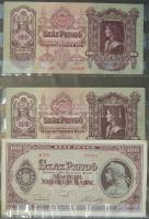 Hagyaték gyüjtemény albumban korona, pengő, V.H., infláció 328db + 7db D. Reich benne jobbakkal  T:I...