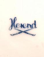 Herendi virág mintás tálka (2db), kézzel festett, jelzett, hibátlan, d:7,5 cm