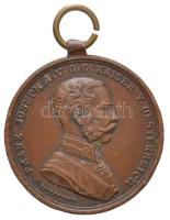 1914. "Ferenc József Bronz Vitézségi Érem" Br kitüntetés mellszalaggal nélkül. Szign.: Tautenhayn T:2 ph. Hungary 1914. "Bronze Gallantry Medal" Br medal without ribbon. Sign: Tautenhayn C:XF edge error