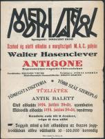 1924 Modernjátékok (előadása), Antigoné expresszionista tragédia, 24×18 cm