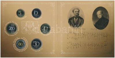 2010. 5Ft-200Ft 6klf db "Himnusz - Erkel / Kölcsey" dísztokos szett T:PP