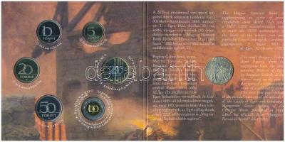 2013. 5Ft-200Ft 6klf db + 2013. 1000Ft Cu-Ni-Zn "Egri csillagok" dísztokos szettben T:PP