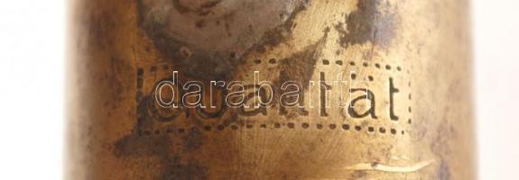 Antik Quahtat illatosító készülék, réz, javított h: 39 cm