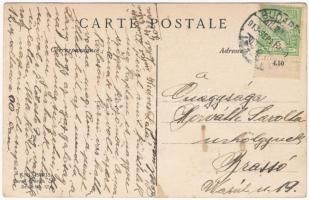 Lovas vadászok kutyákkal, K.G. Paris, Carel Freres Srs. Serie No. 124. Hunters, K.G. Paris, Carel Fr...
