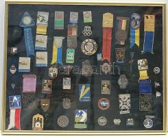 Óriási olimpiai gyűjtemény 1904-től a modern időkig, benne többek között trófeák, zászlók, részvétel...