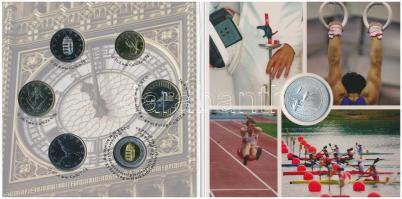 2012. 5Ft-200Ft 6db-os forgalmi sor + 2012. 3000Ft "XXX. Nyári Olimpiai Játékok London" dí...