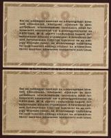 1946. 10.000Adópengő (2x) egymásutáni sorszámokkal, főtípus T:I