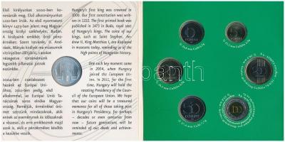 2011. 5Ft-200Ft 6klf darabos forgalmi érme sor + 3000Ft Ag "Az Európai Unió Tanácsának magyar e...