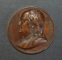 Franciaország/ Frankreich 1819. "Benjamin Franklin - Series Numismatica" Sign:Durand T:2-/ vorz.-