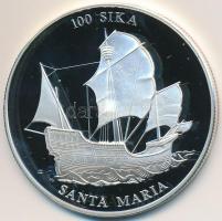 Ghána 2000. 100S Ag fantáziaveret tanúsítvánnyal T:PP felületi karc
Ghana 2000. 100 Sika Ag fantasy...