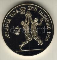 Románia 1996. "Atlanta-olimpia-kosárlabda" 100L tombak próba T:PP RRR!!! Igen kis példányszámban!