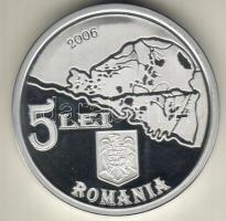 Románia 2006. "Dunabizottság" 5L alu próba T:PP RRR!!! Igen kis példányszámban!