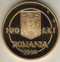 Románia 1998. "Andrei Saguna" 100L tombak próba T:PP RRR!!! Igen kis példányszámban!
