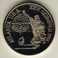 Románia 1996. "Atlanta-olimpia-céllövés" 100L tombak próba T:PP RRR!!! Igen kis példányszámban!