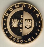 Románia 2002. "Ion Heliade Radulescu" 2000L tombak próba T:PP RRR!!! Igen kis példányszámb...