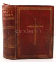 Missale Romanum 1920. Egészbőr kötésben, illusztrációkkal / In full linen binding.