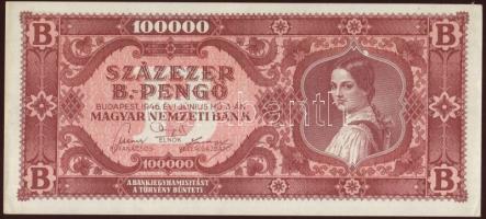 1946. 100.000B.-pengő T:I-
