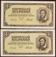 1946. 1000.000Milpengő (2x) T:I,I-