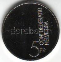 Svájc 1985. "A zene éve" 5Fr T:PP Eredeti díszdobozban!