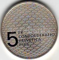 Svájc 1988. "Olimpiai mozgalom" 5Fr T:PP Eredeti díszdobozban!