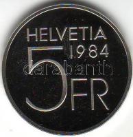 Svájc 1984. "Auguste Piccard" 5Fr T:PP Eredeti díszdobozban!