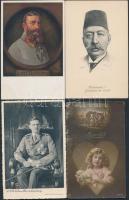 66 db RÉGI motívumlap több fotóval, vegyes minőség; katonai és uralkodó / 66 old motive cards with many photos, mixed quality; military and royalty