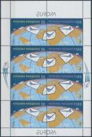 Europa CEPT, levél kisív, Europa CEPT, the letter mini sheet