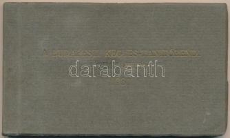 1931 Budapest V. Kegyestanítórendi Gimnázium - képeslapfüzet 32 lappal / postcard booklet with 32 cards