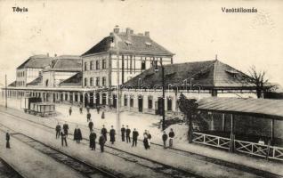 Tövis, vasútállomás / railway station (fl)