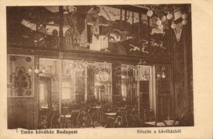 Budapest VII. Emke Kávéház, belső (EK)