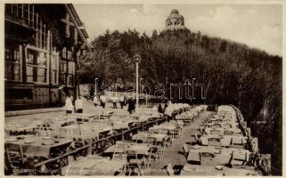 Budapest XII. Zugliget, Jánoshegyi vendéglő a kilátóval (EB)