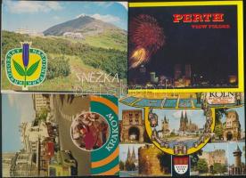 111 db főleg MODERN városképes lap; főleg csehszlovák és román / 111 mostly modern town-view postcar...