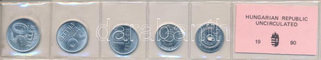 1990. 2f-50f 5klf db forgalmi sor fóliában T:1