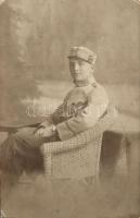 I. világháborús Osztrák-Magyar katona, Brenner Testvérek fényképészeti műterméből, WWI Austro-Hungarian soldier, photo