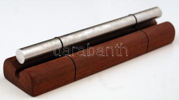 J.W. Stannard energia harangjáték hangszer, ütő nélkül, meditáláshoz is használható, fa és fém, 18cm