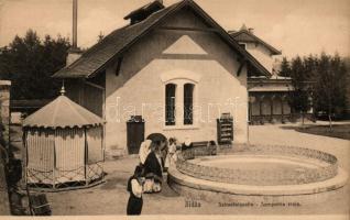 Ilidza, Schwefelquelle / fountain, folklore