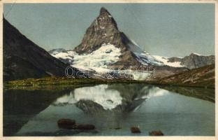 Zermatt, Riffelsee, Matterhorn (fa)