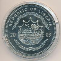 Libéria 2003. 5$ Cu-Ni "Columbia űrrepülőgép" T:BU Liberia 2003. 5 Dollars Cu-Ni "Columbia Space Shuttle" C:BU