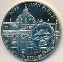 Libéria 2005. 10$ Cu-Ni "II. János Pál pápa" tanúsítvánnyal T:PP
Liberia 2005. 10 Dollars...